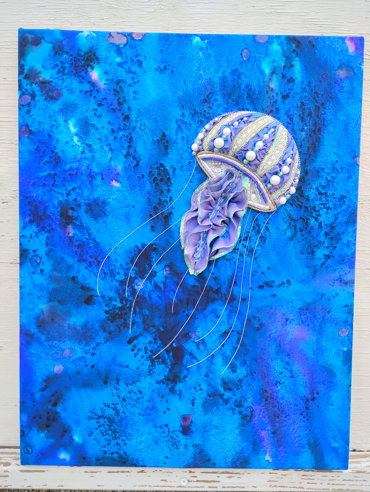 Out of the Deep Goldwork Jellyfish