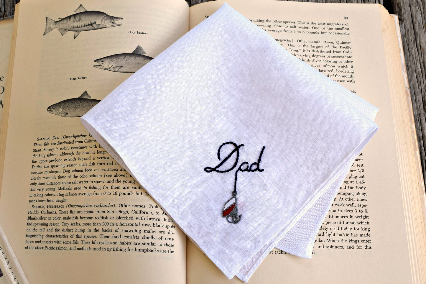 Fishing Lure Handkerchief for Dad