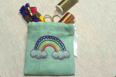 Drawstring Pouch Free Sewing Tutorial