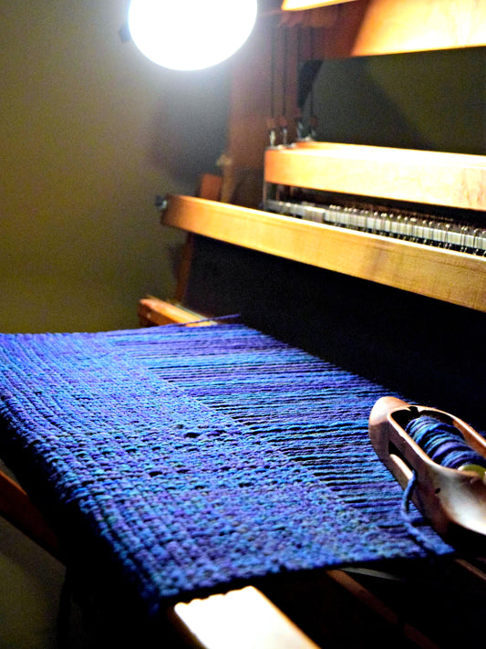 Weaving with Handspun - Fingers crossed!