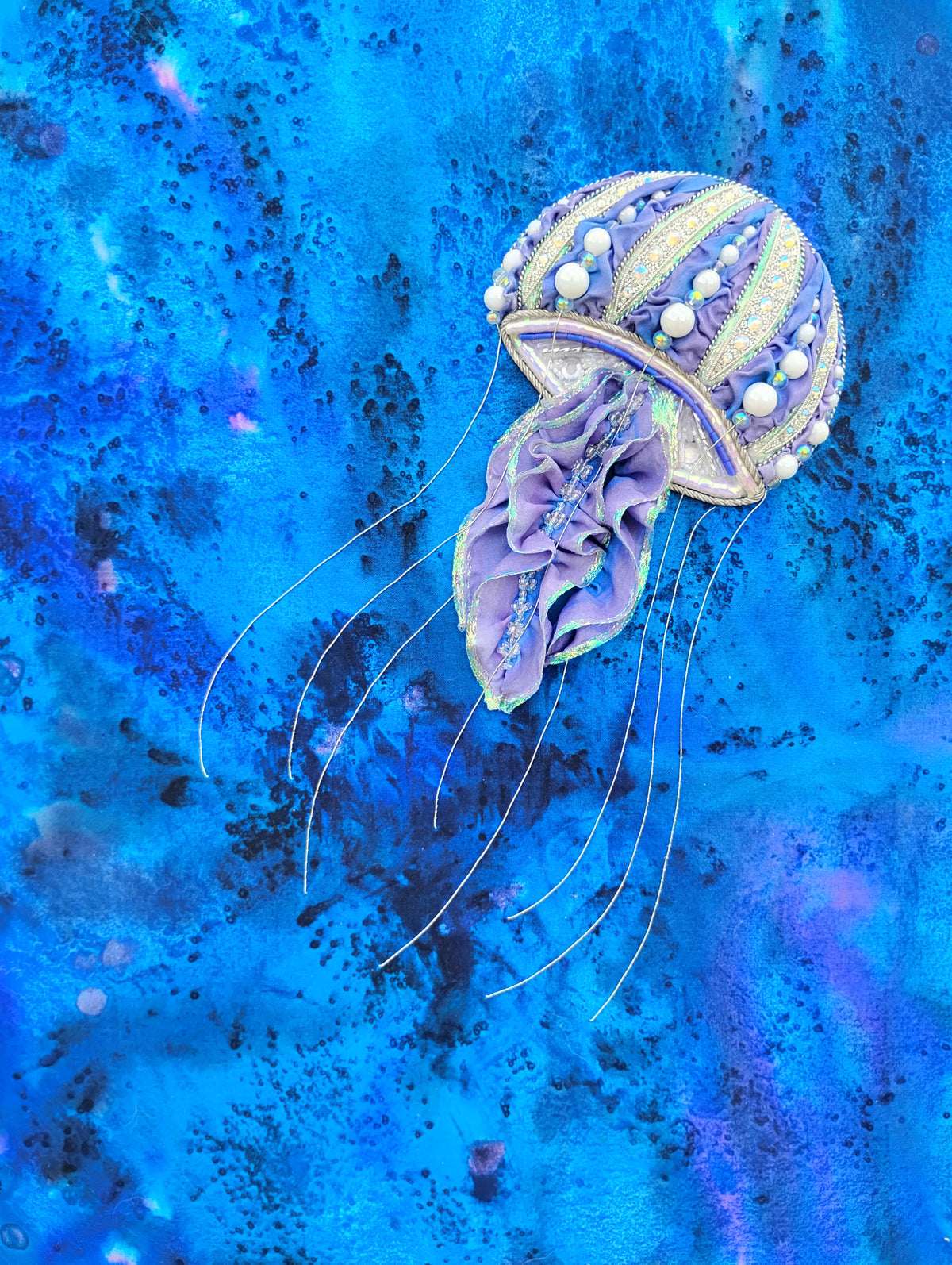 Out of the Deep Goldwork Jellyfish