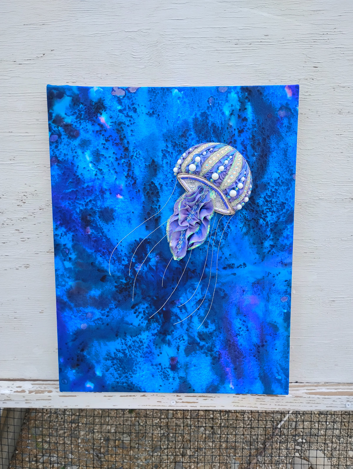 Out of the Deep Goldwork Jellyfish