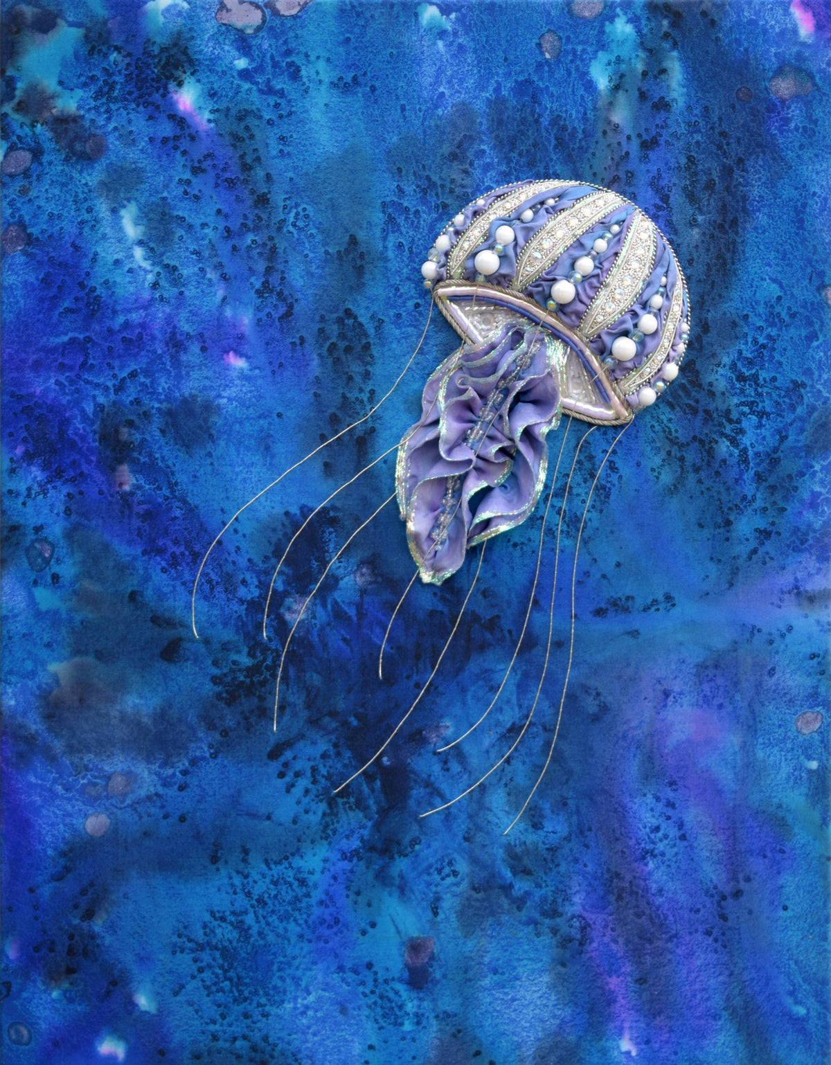 Out of the Deep Goldwork Jellyfish