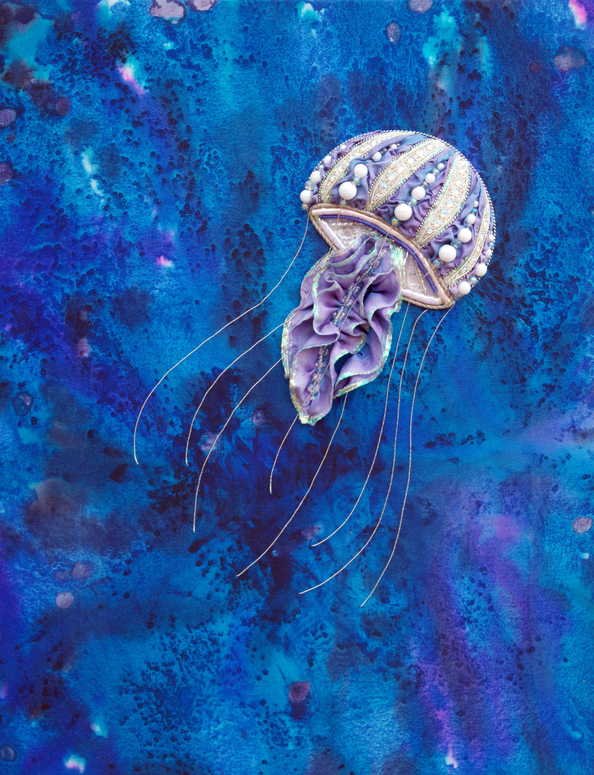 Out of the Deep Goldwork Jellyfish