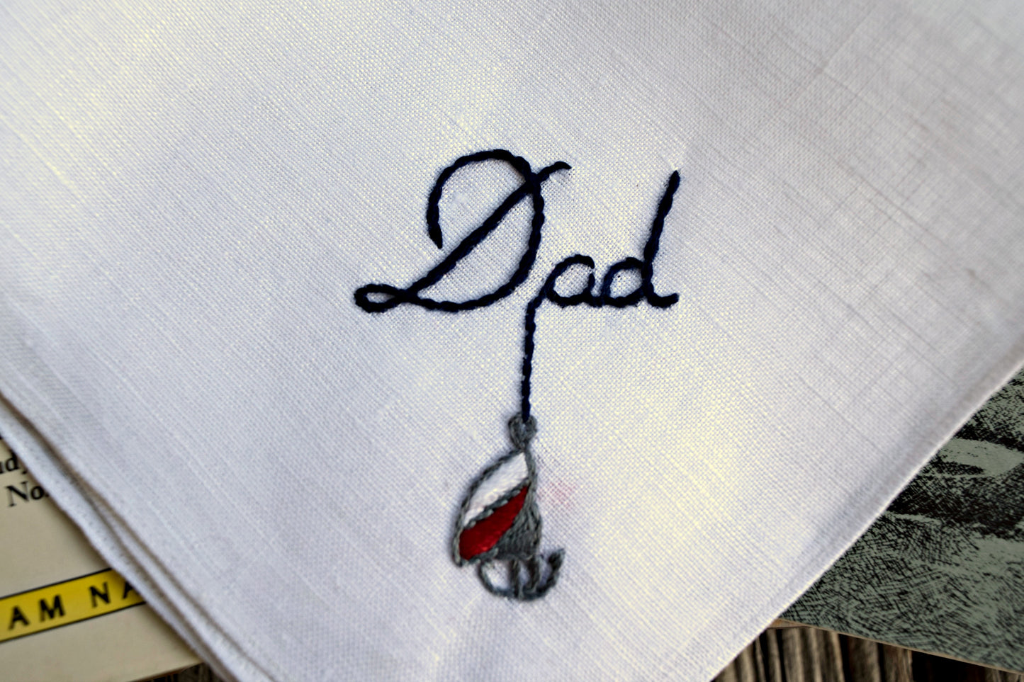 Fishing Lure Handkerchief for  Dad